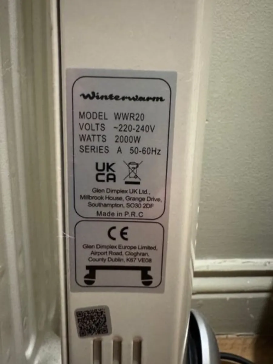 Winterwarm 2kW Oil Radiator WWR20 - Image 4
