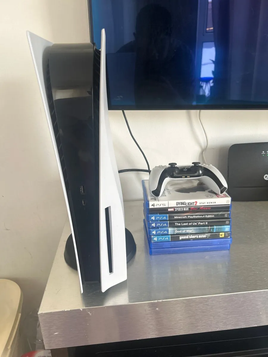 PlayStation 5 Console with Disk Drive - Image 1