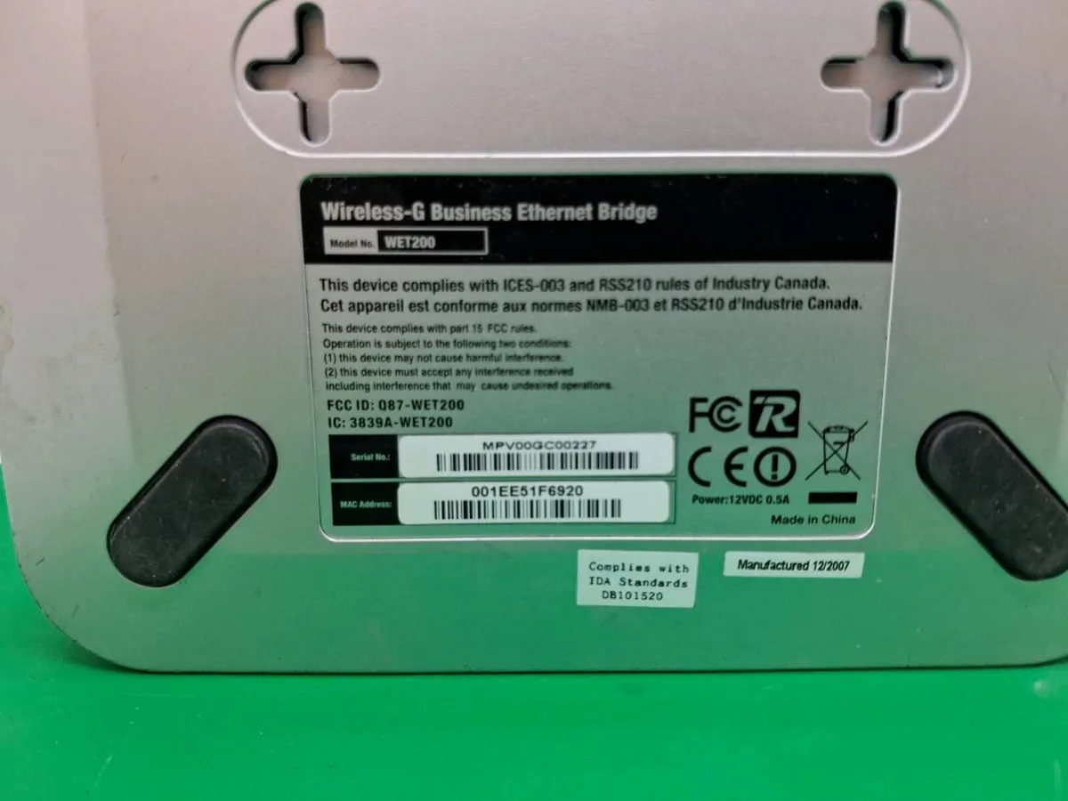 Postage - Linksys Cisco WET200 Wireless Ethernet B - Image 3