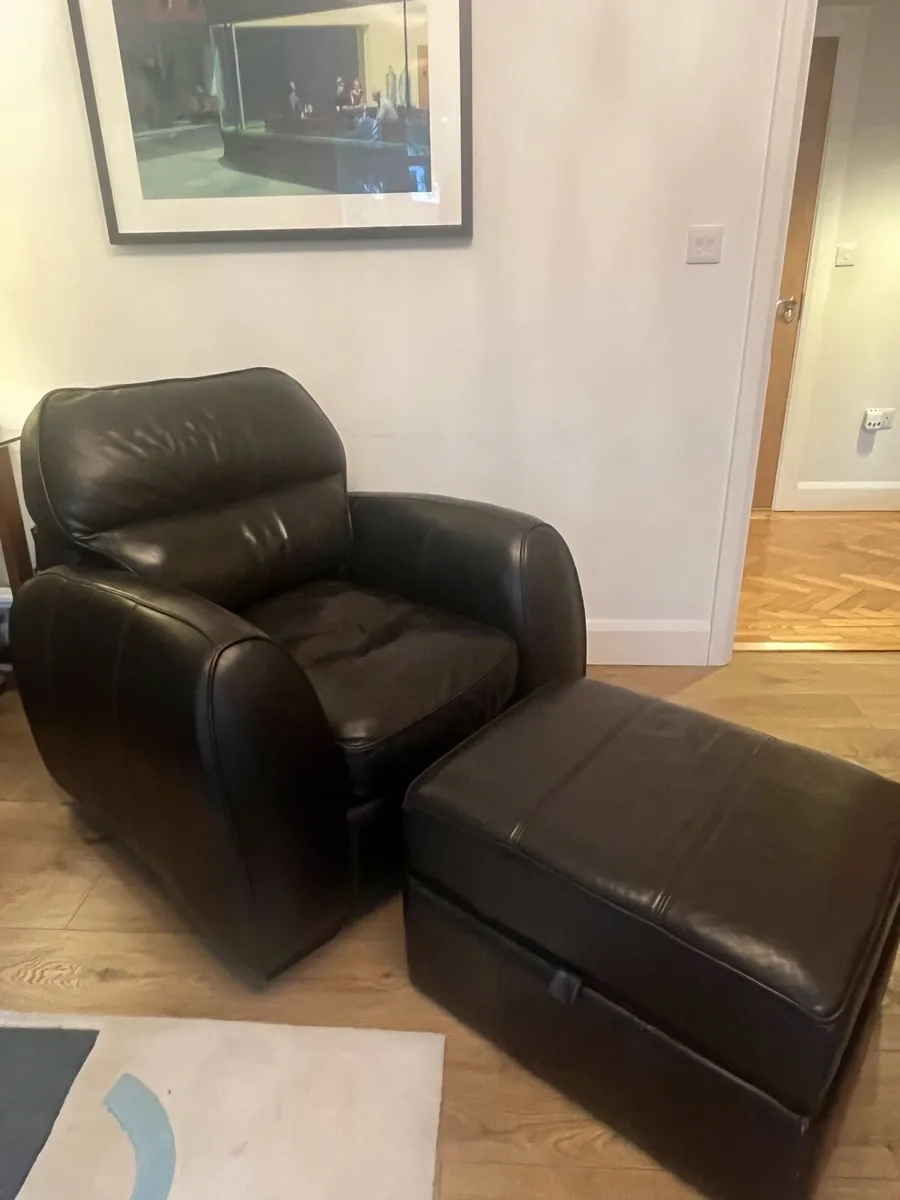 Leather 3 piece suite. Reduced to go ASAP - Image 3