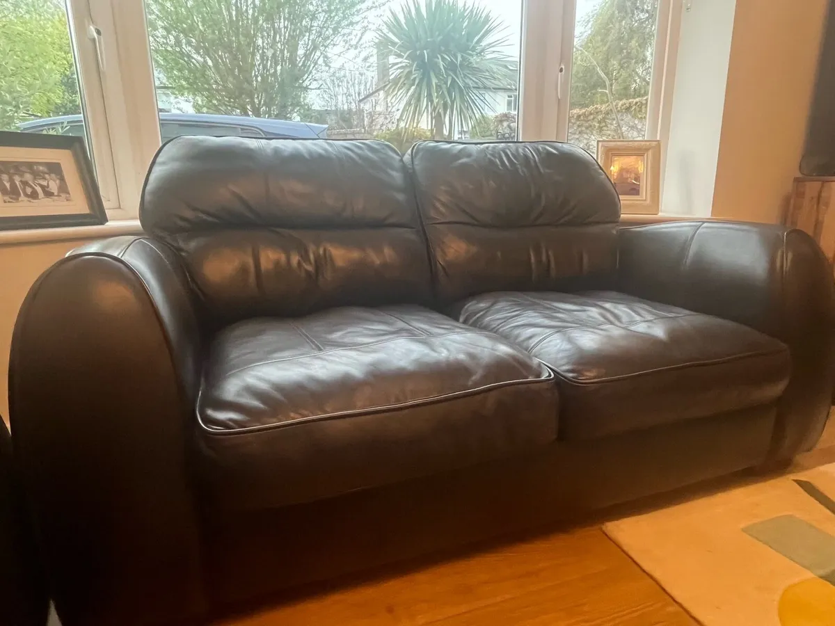 Leather 3 piece suite. Reduced to go ASAP - Image 1