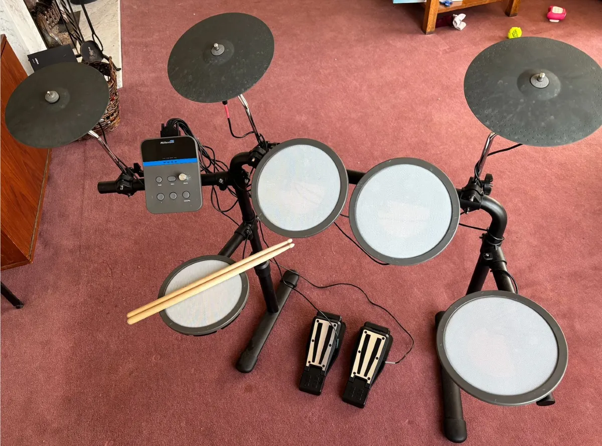 Electronic Beginner Drum Set - Image 1