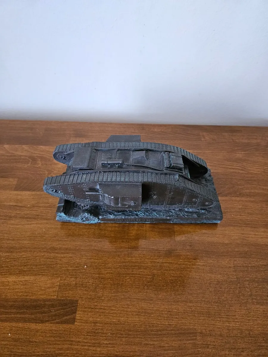 Vintage Cast Metal British WW1 Tank - Image 1