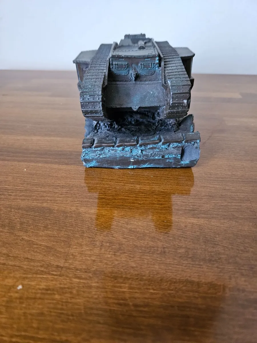 Vintage Cast Metal British WW1 Tank - Image 2