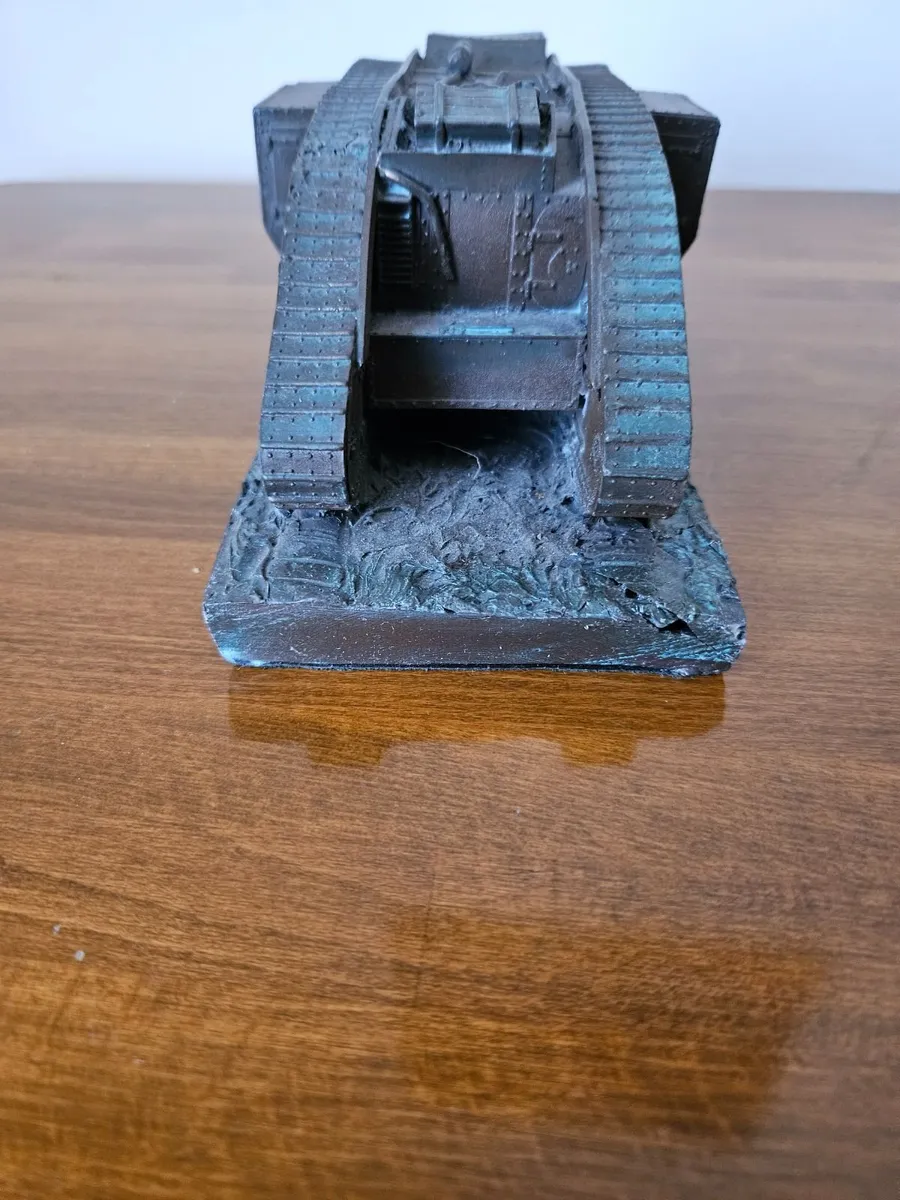 Vintage Cast Metal British WW1 Tank - Image 4