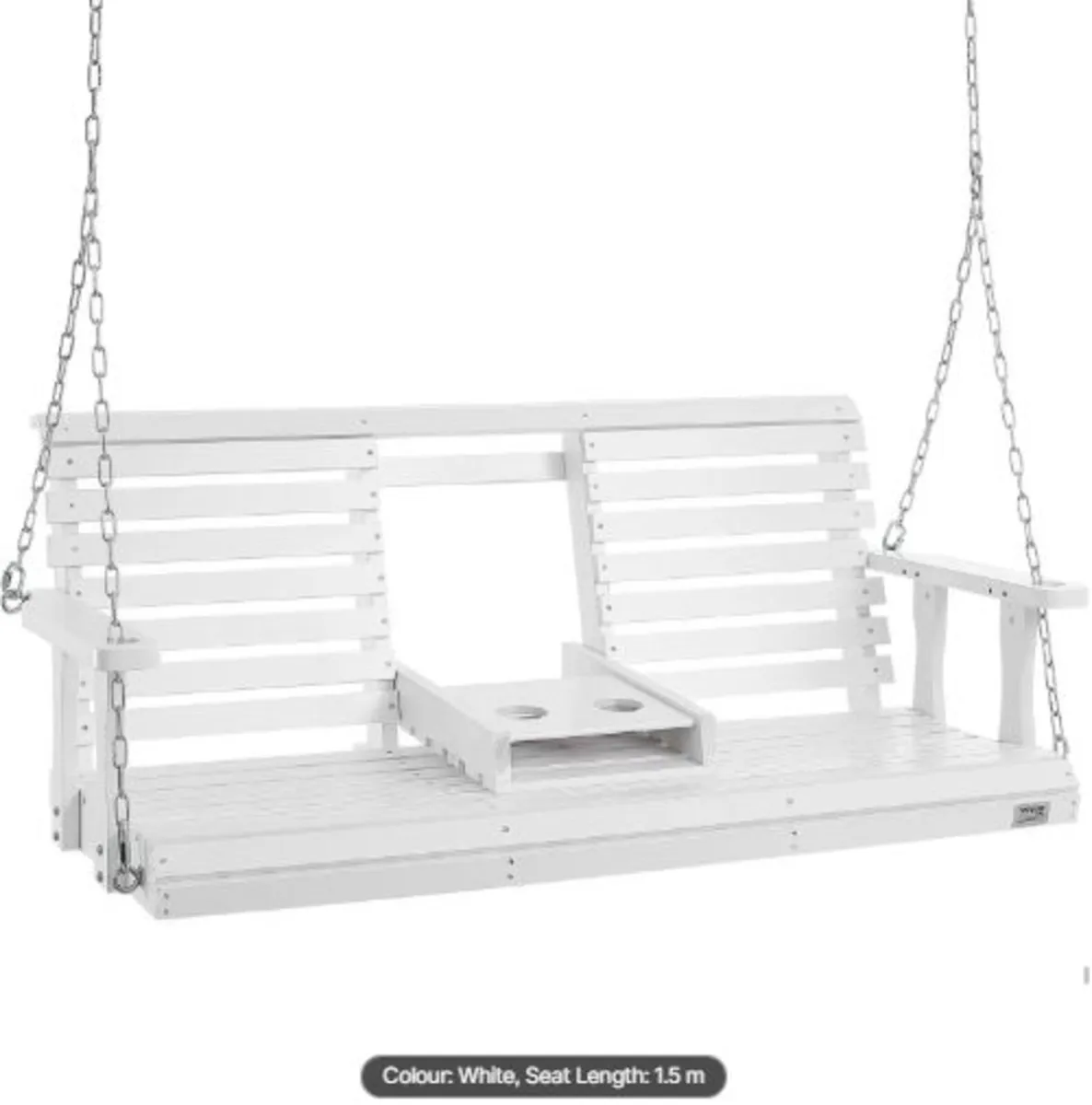 Wooden Porch Swing 5 ft, Patio bench swing - Image 1