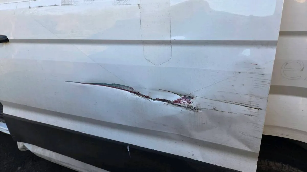 VW Crafter Side Door – Used (Damaged Exterior) - Image 1