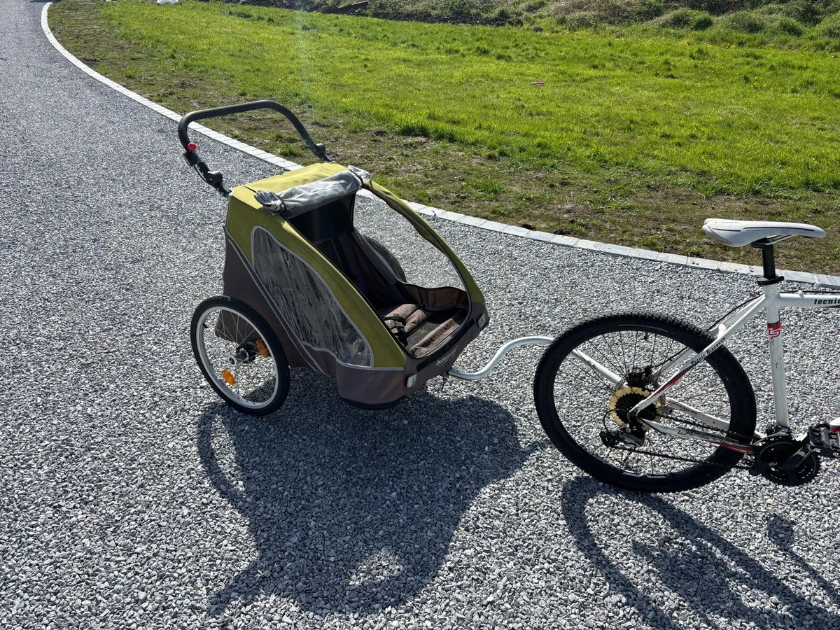 Double bike trailer / twin stroller - Image 3