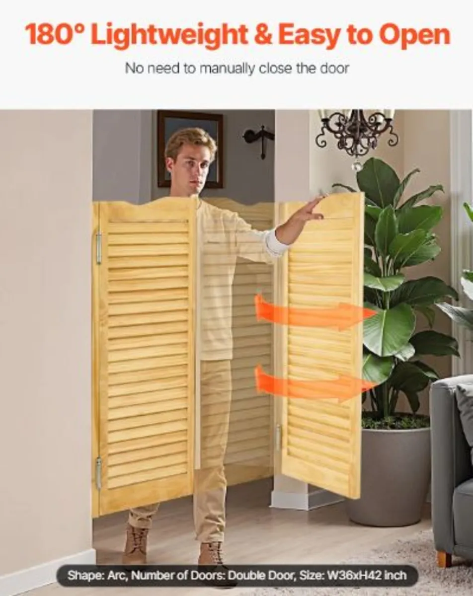 Swinging Cafe Doors, Arched Top Interior Saloon - Image 3