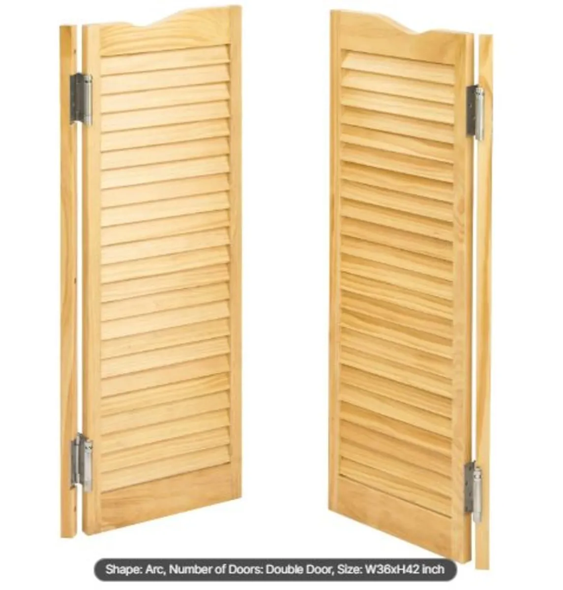 Swinging Cafe Doors, Arched Top Interior Saloon - Image 4