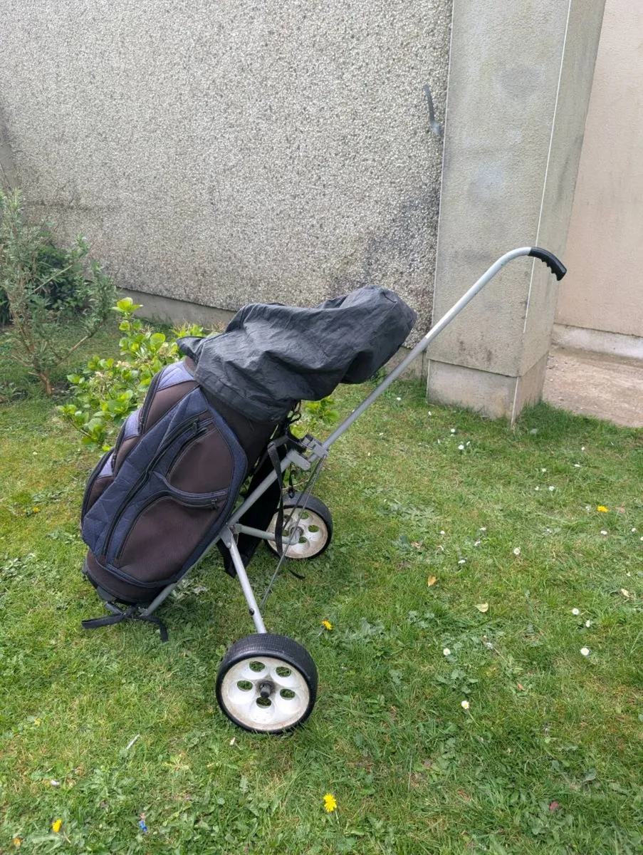 Set of adult Golf clubs Taylormade etc - Image 1