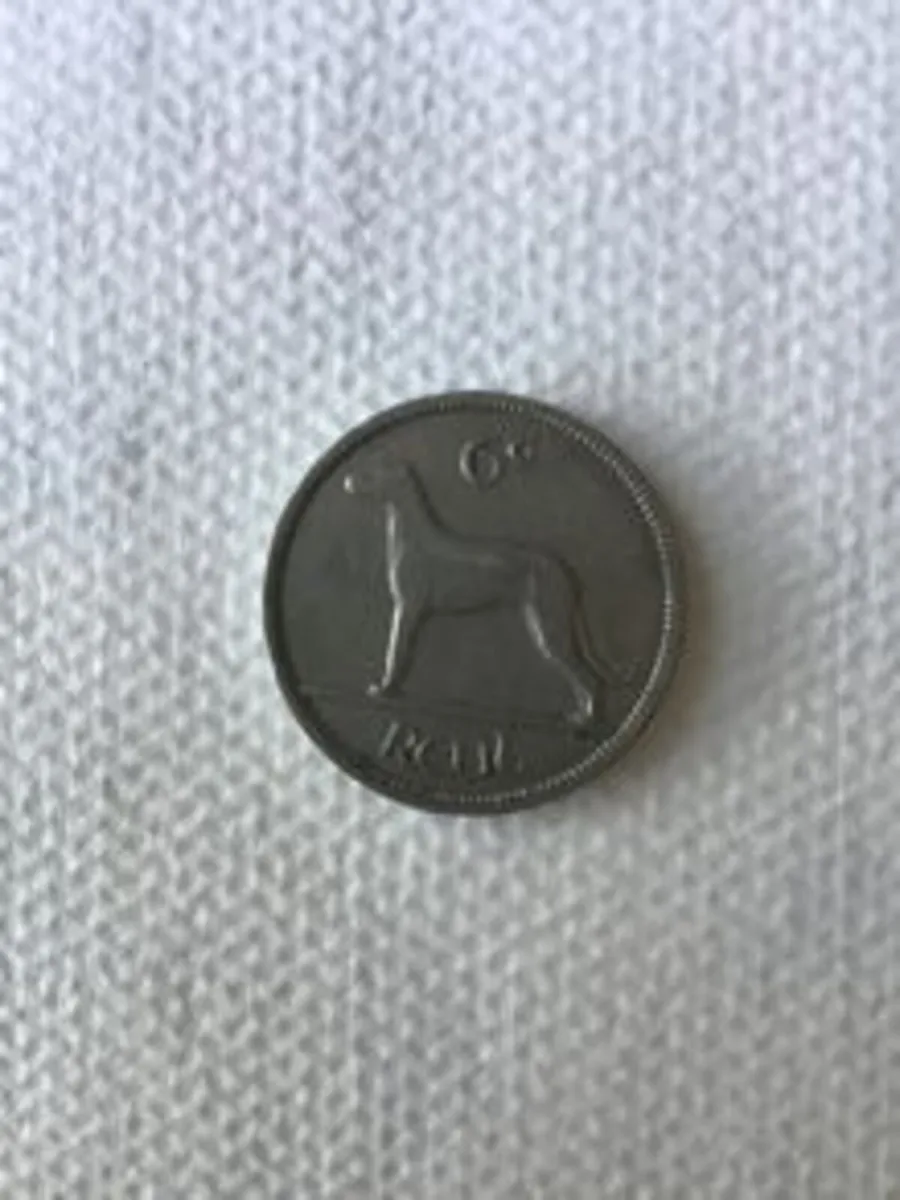 Pre Decimal Irish Coin -Sixpence