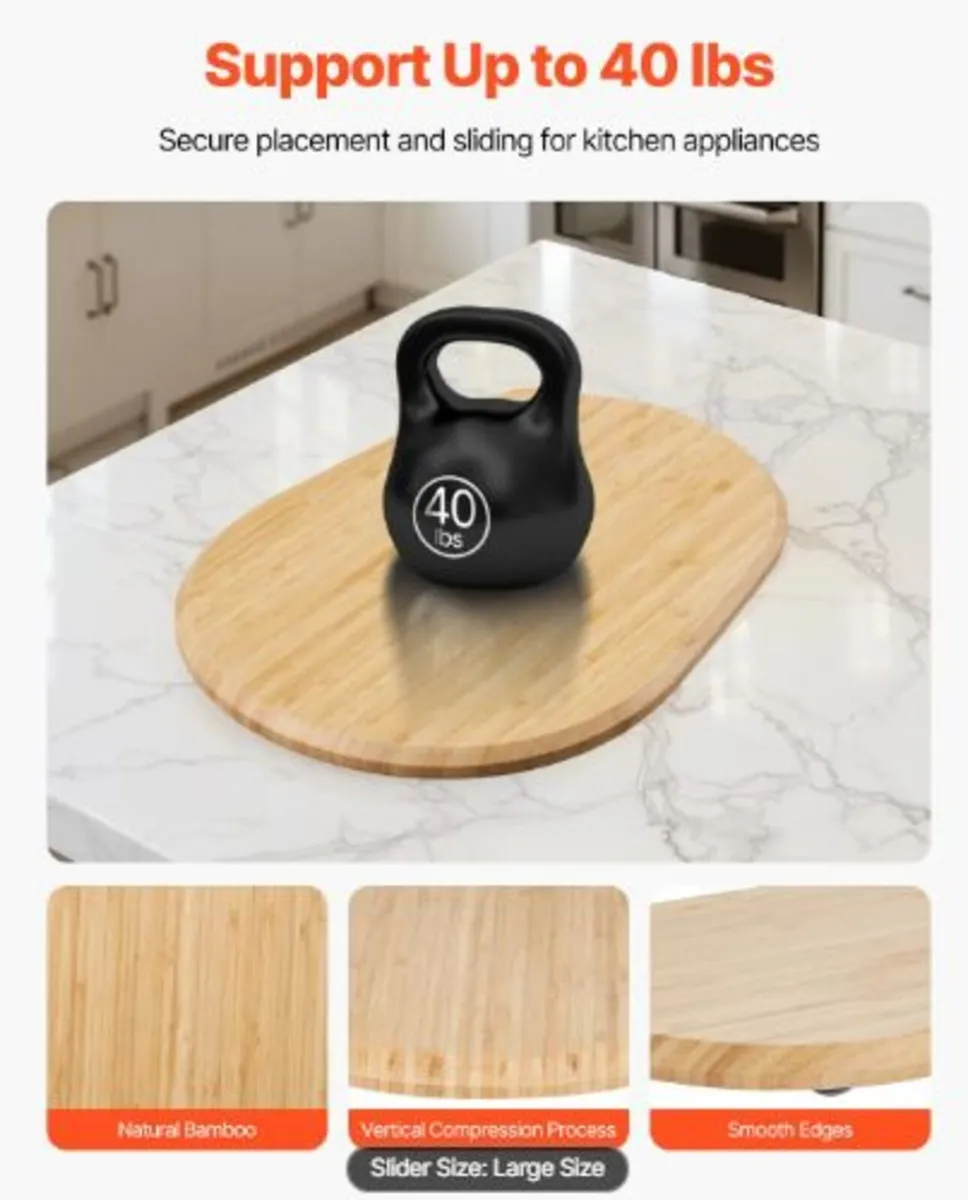 Mixer Slider, Oval 15.7 x 11.1-inch, Appliance - Image 4