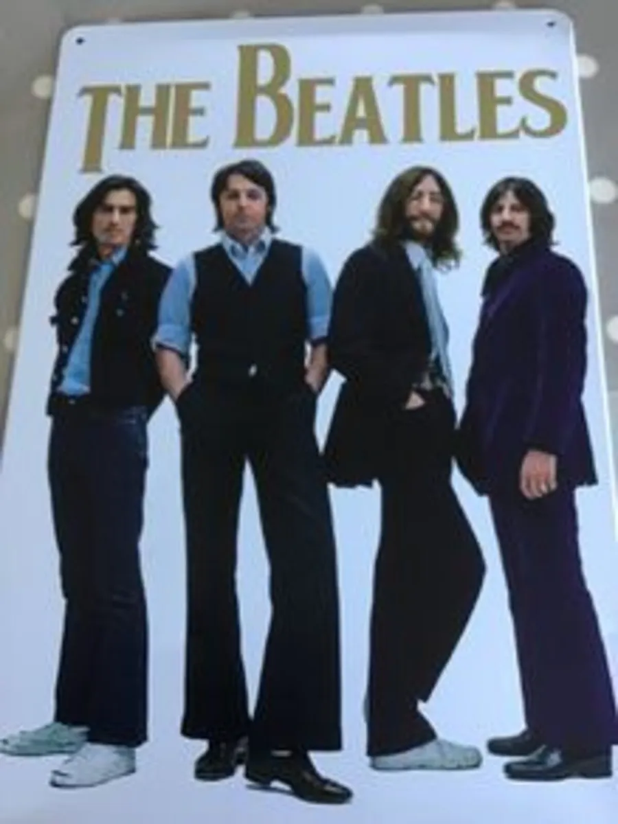 Metal Wall Plaque- The BEATLES