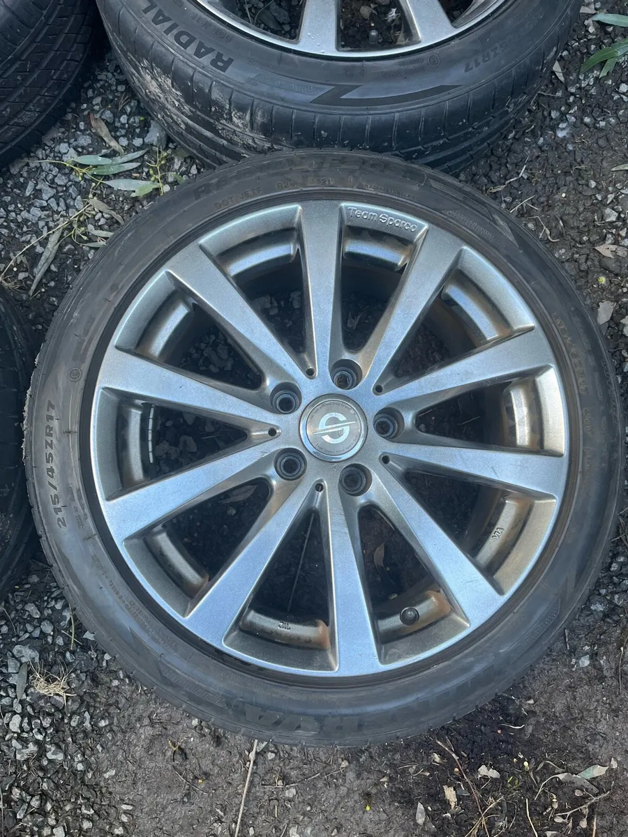 17’ Sparco VW Golf Caddy 5x112 alloy wheels - Image 3