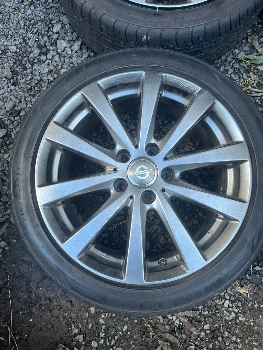 17’ Sparco VW Golf Caddy 5x112 alloy wheels - Image 2