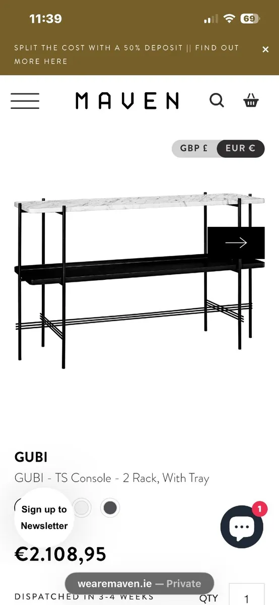 Designer Console table - Image 2