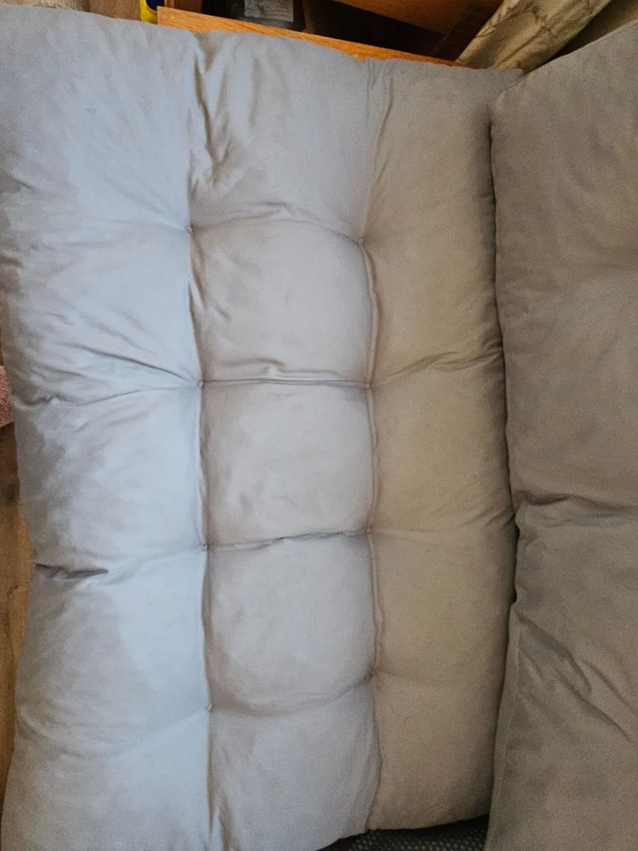 2 Piece Garden Seat/Back Pallet Cushion Set - Image 4