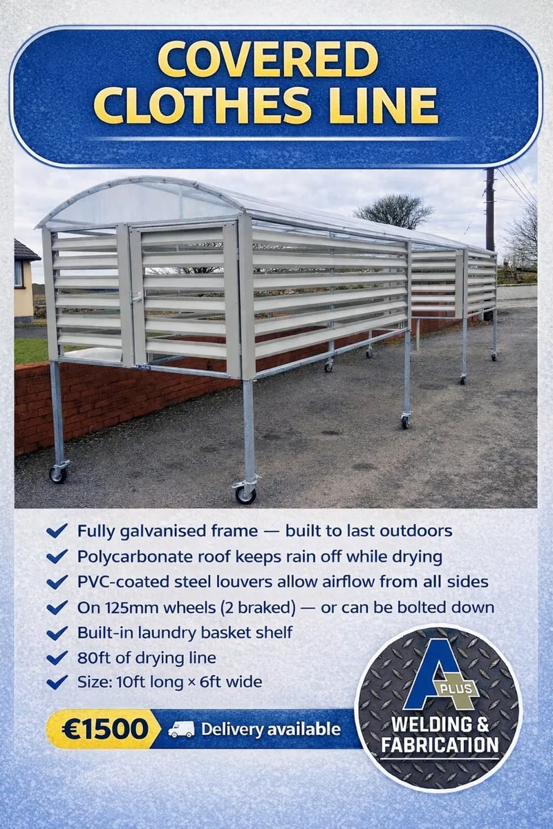 Covered clothes lines - Image 1