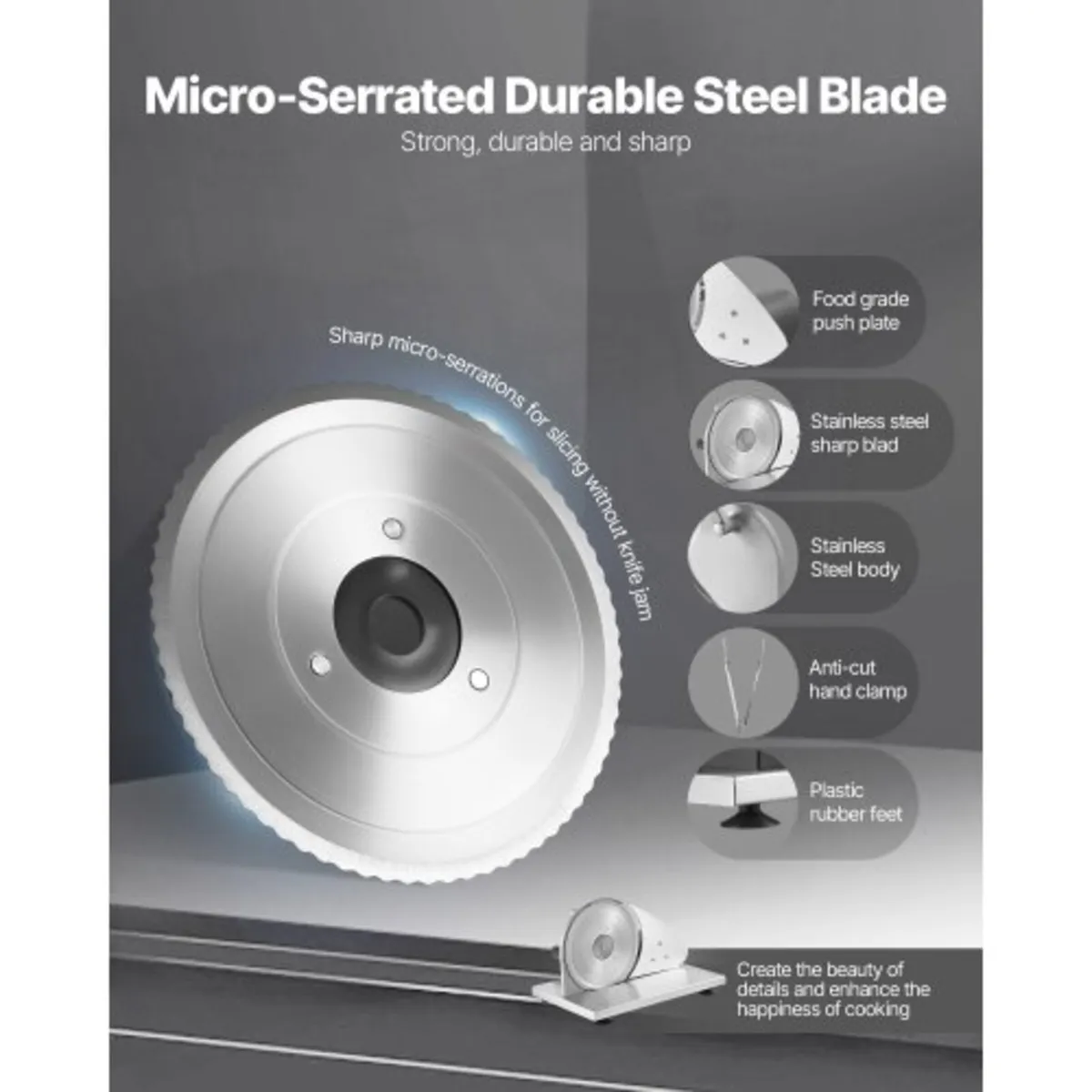 Manual Bread Slicer, 0-15mm Adjustable Thickness C - Image 4