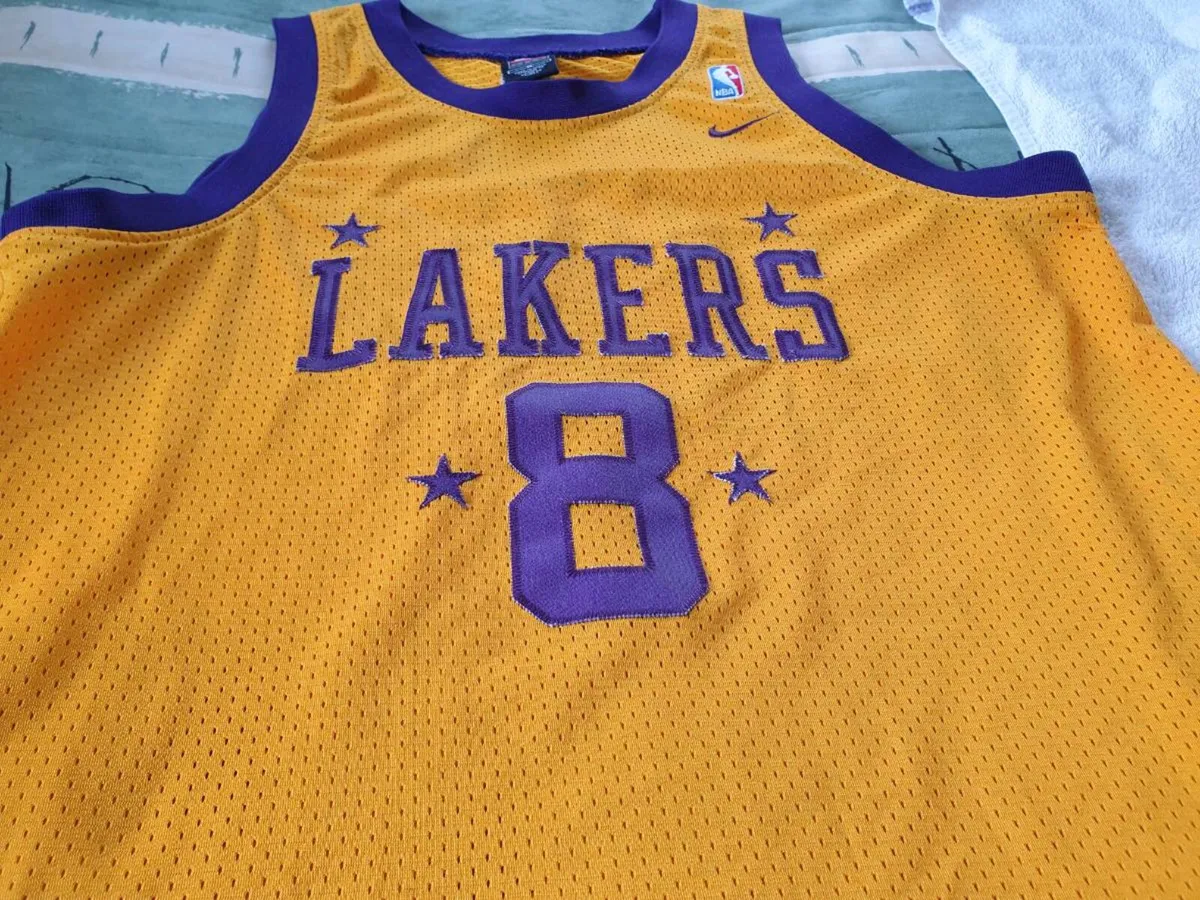 LA Los Angeles Lakers Swingman Home Jersey 2004 XL - Image 4