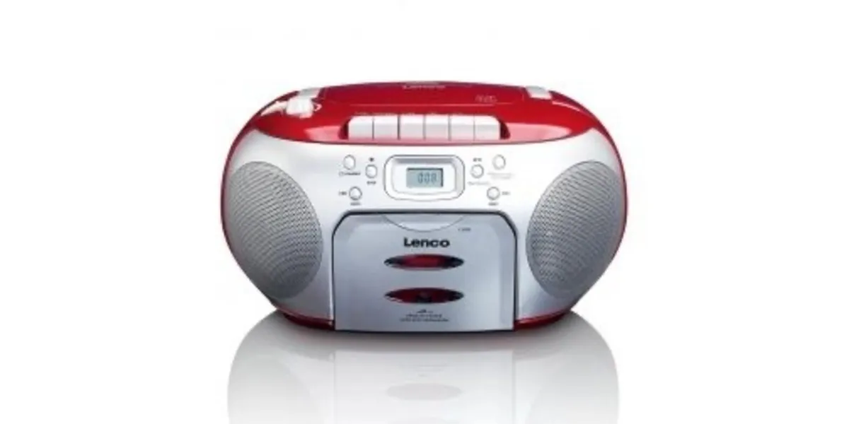 Lenco Portable Radio with CD and Cassette Player - Image 2