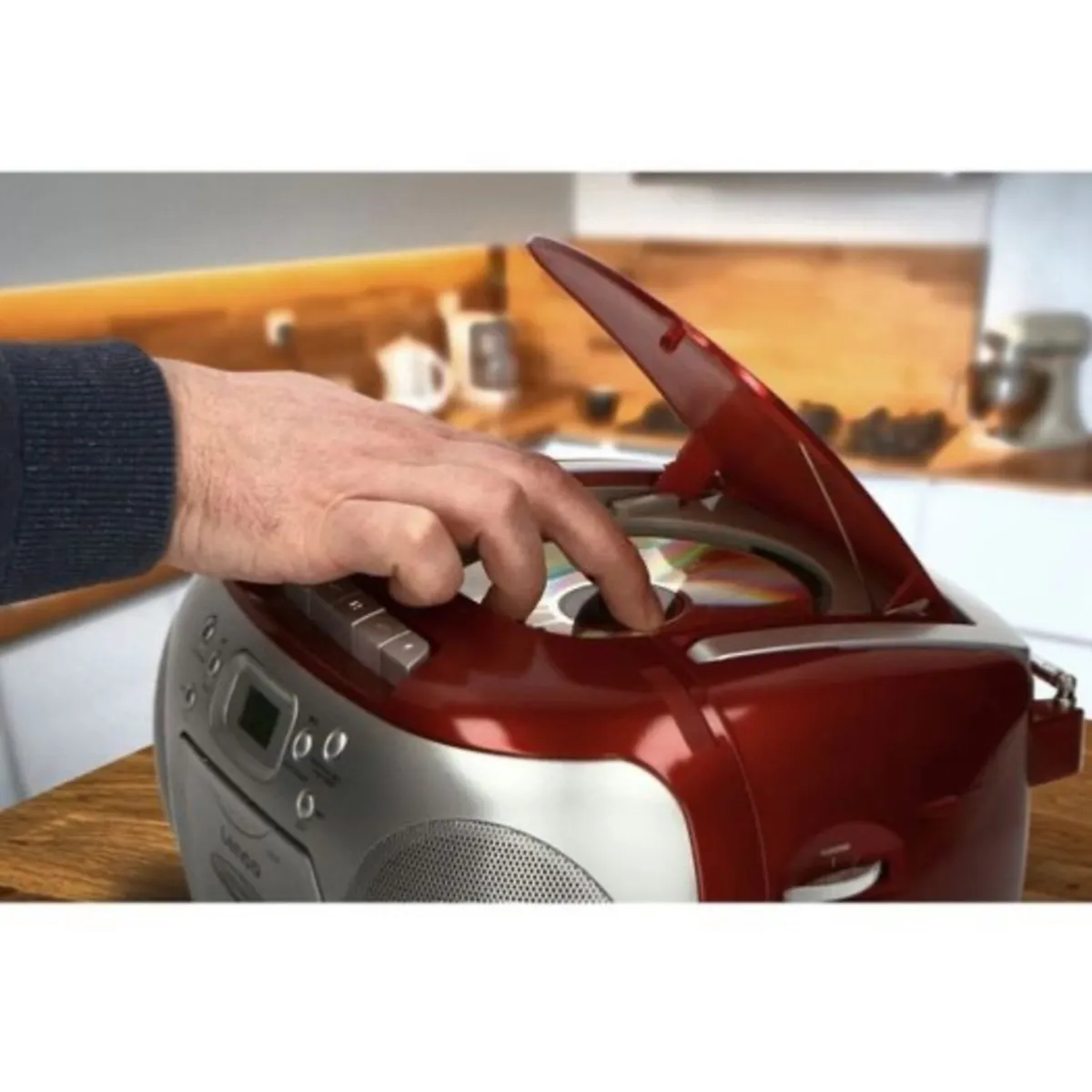 Lenco Portable Radio with CD and Cassette Player - Image 3