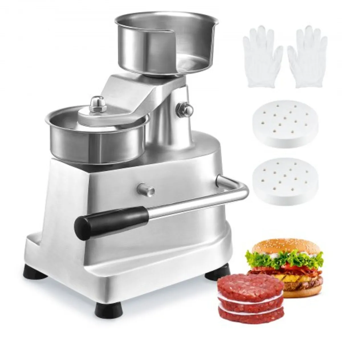 Commercial Burger Patty Maker, 100mm/4inch Hamburg - Image 1