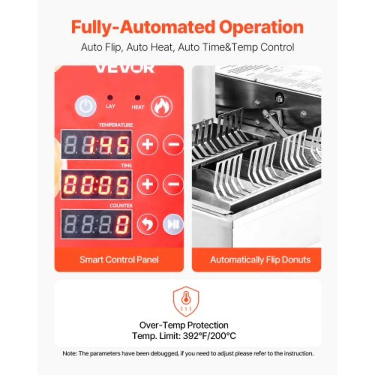 Commercial Automatic Donuts Machine, 4 Rows Donuts - Image 4