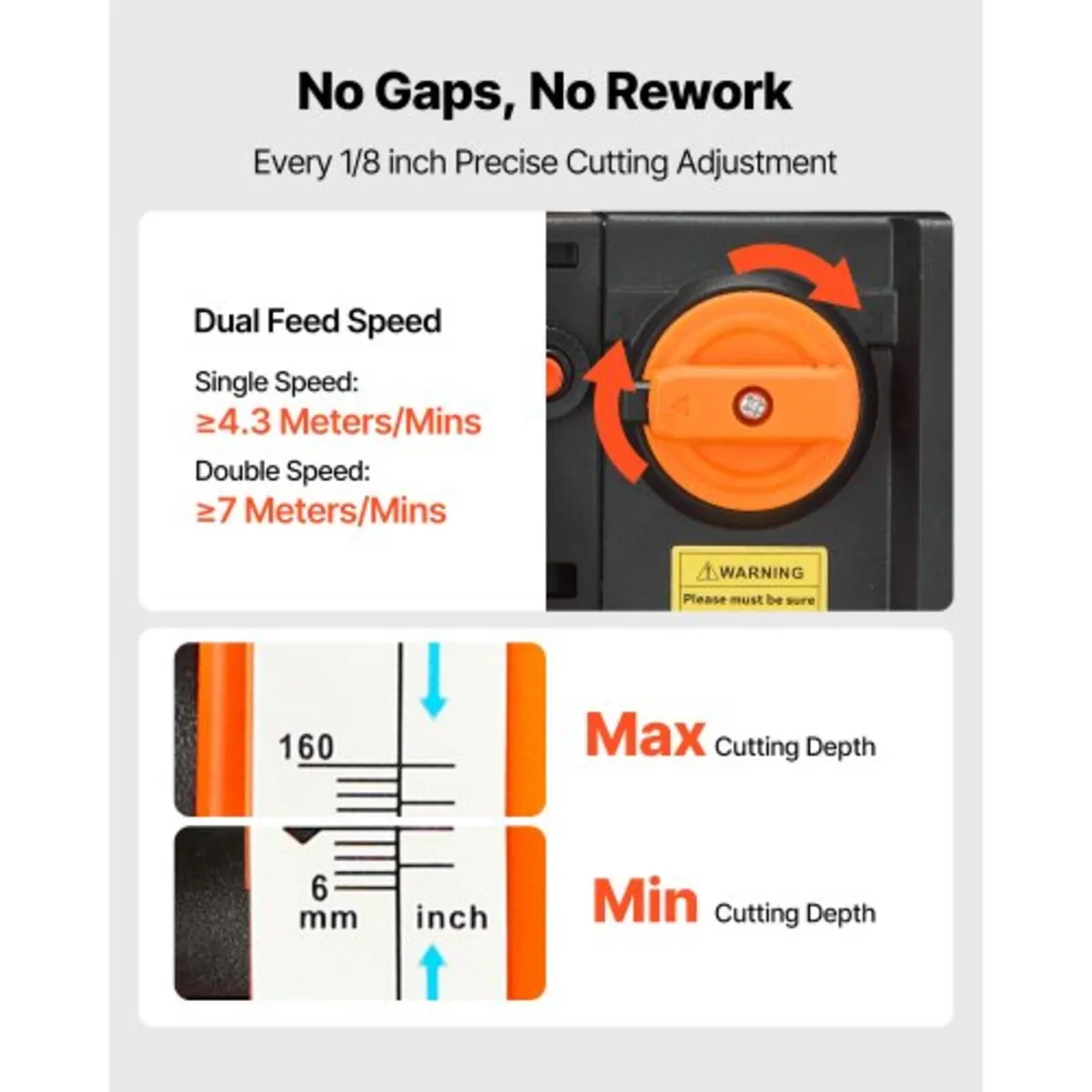 Thickness Planer, Two Speed, 330 mm Width Worktabl - Image 4