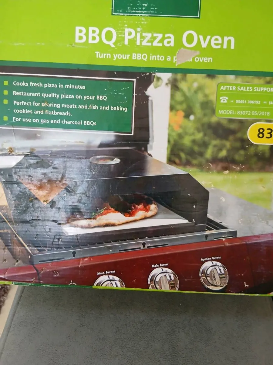 BBQ PIZZA OVEN NEW BOXED - Image 1
