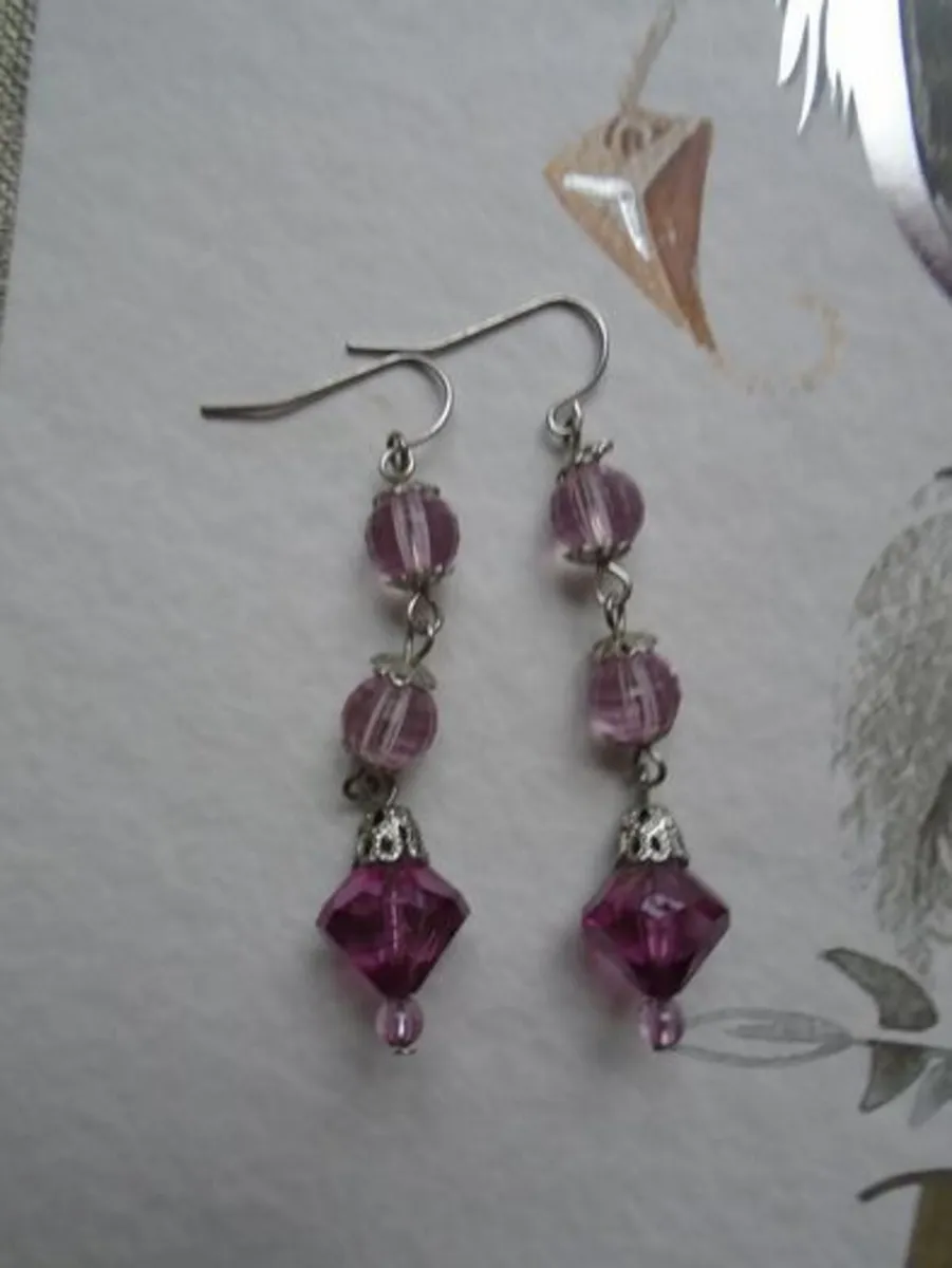 Drop earrings. Jewellery, Earrings. Free post