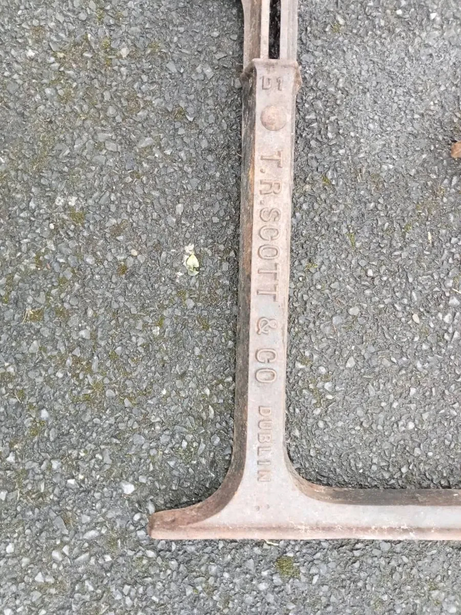 Old school desk frame tr Scott and Co Dublin - Image 4