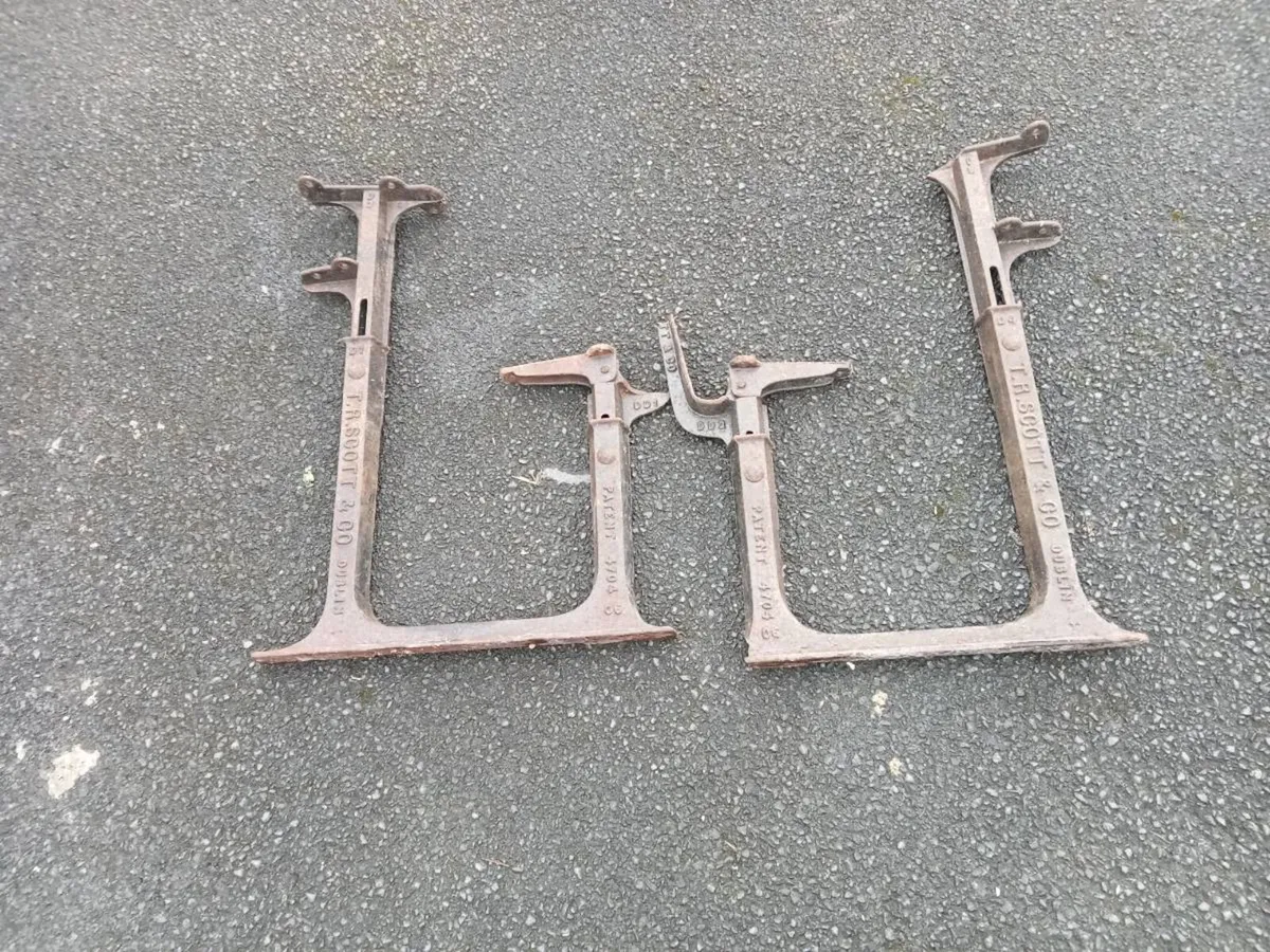 Old school desk frame tr Scott and Co Dublin - Image 1