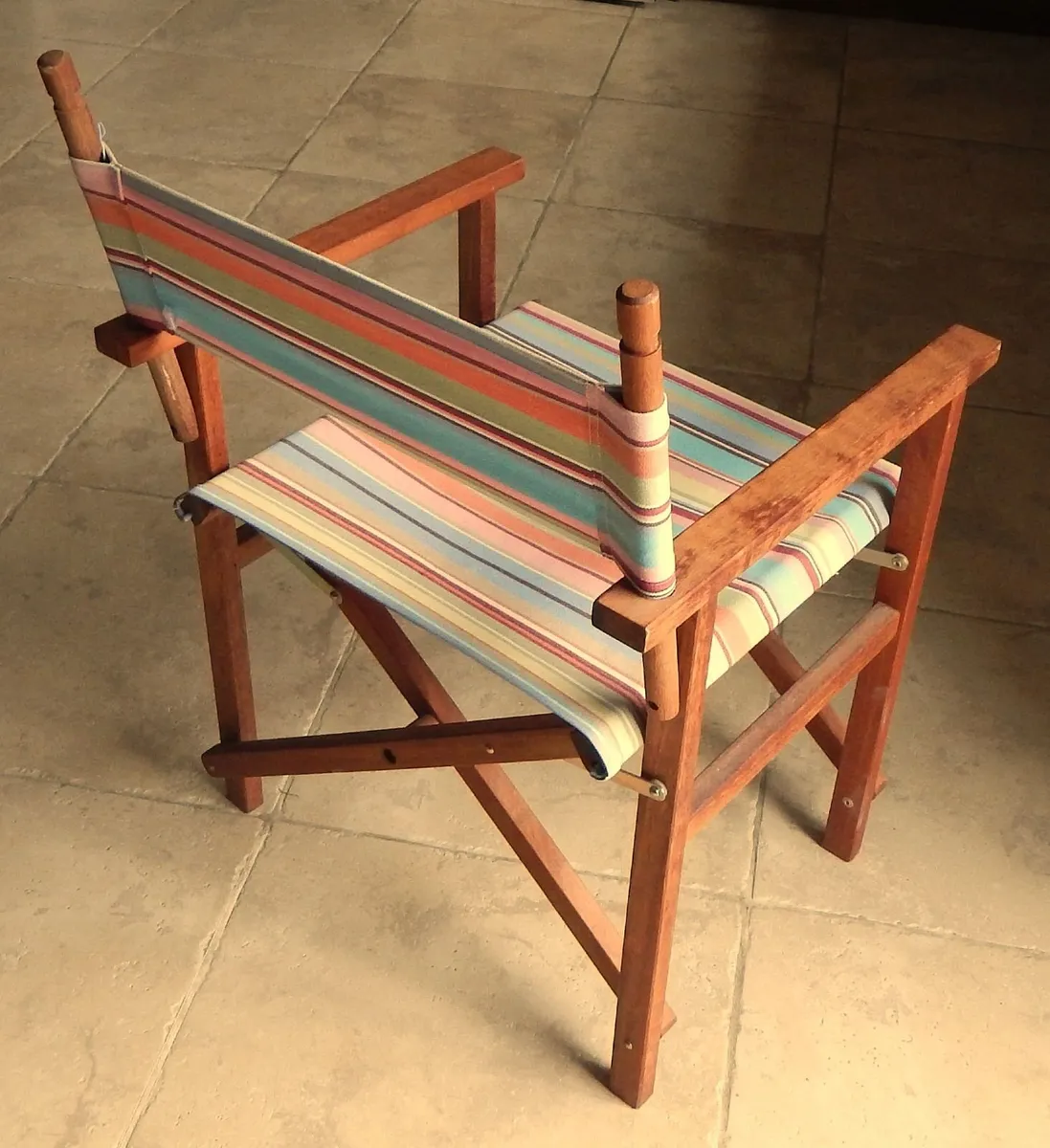 Wooden Folding Directors Chair - Image 2