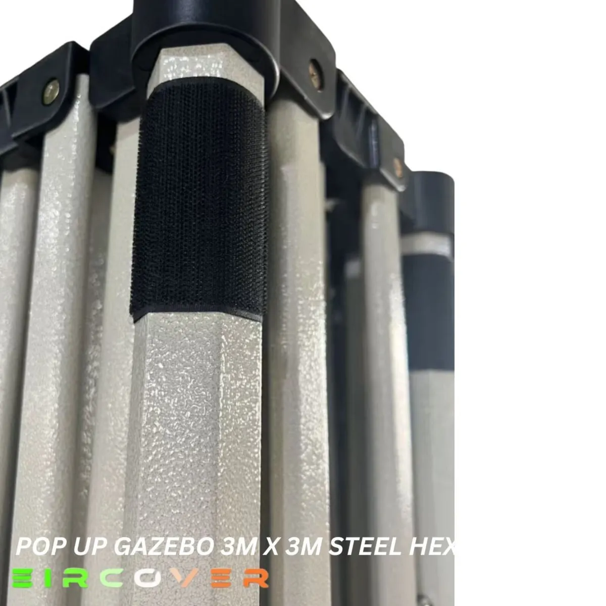 Heavy Duty Pop Up Gazebo Steel 40mm Hex 3m x 3m - Image 3