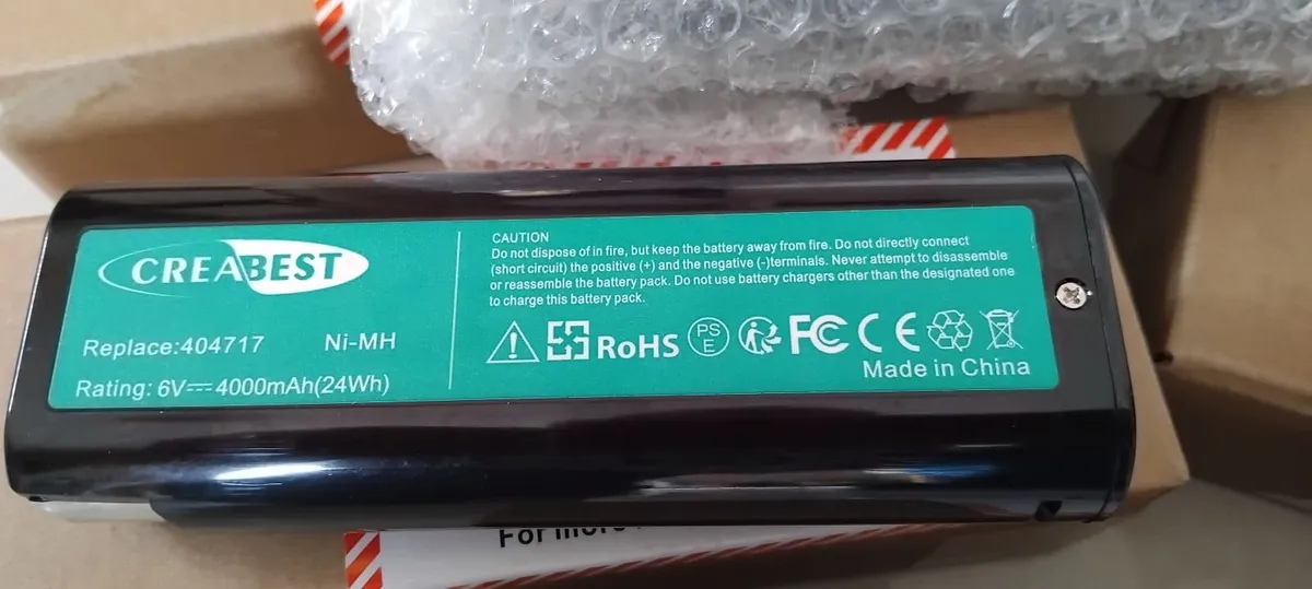 CreaBest Paslode Replacement 6v 4Ah Batteries - Image 3