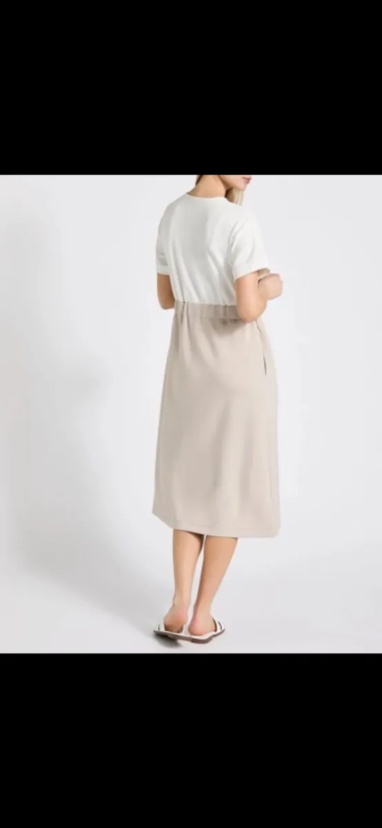 Soft Rib Hybrid Midi Dress: Size 10 - Image 2