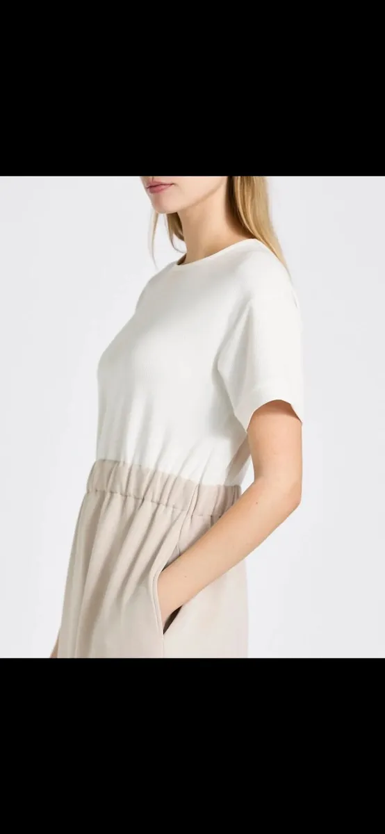 Soft Rib Hybrid Midi Dress: Size 10 - Image 3