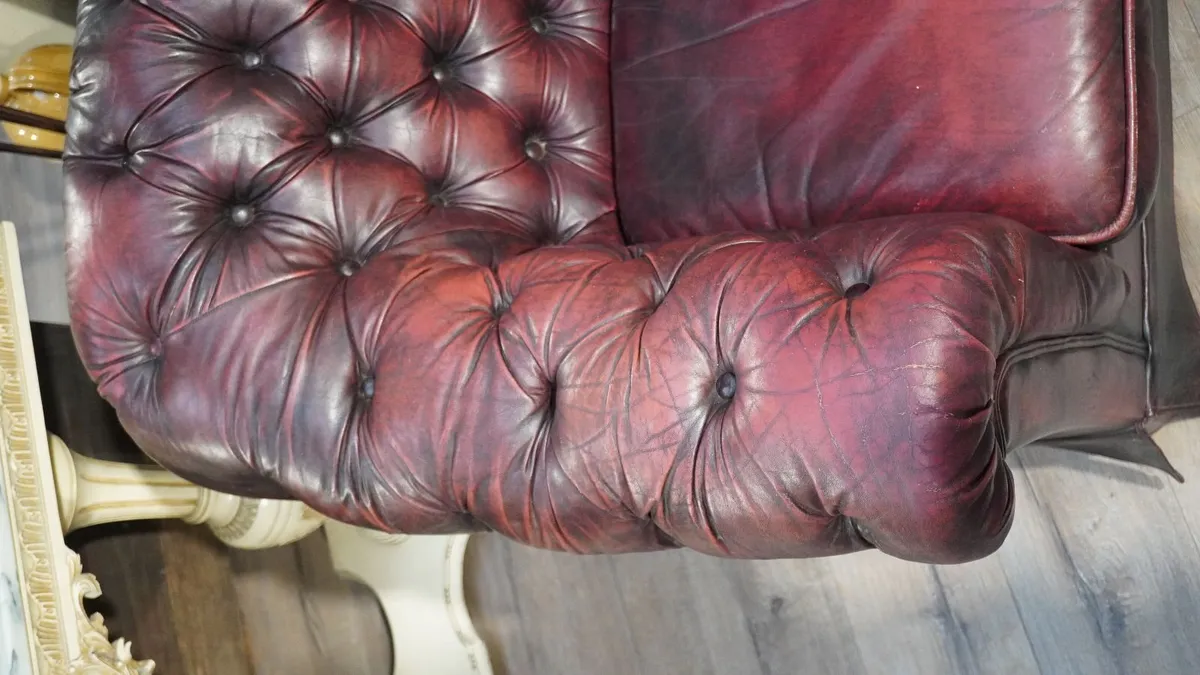Vintage Leather Armchair - Image 3