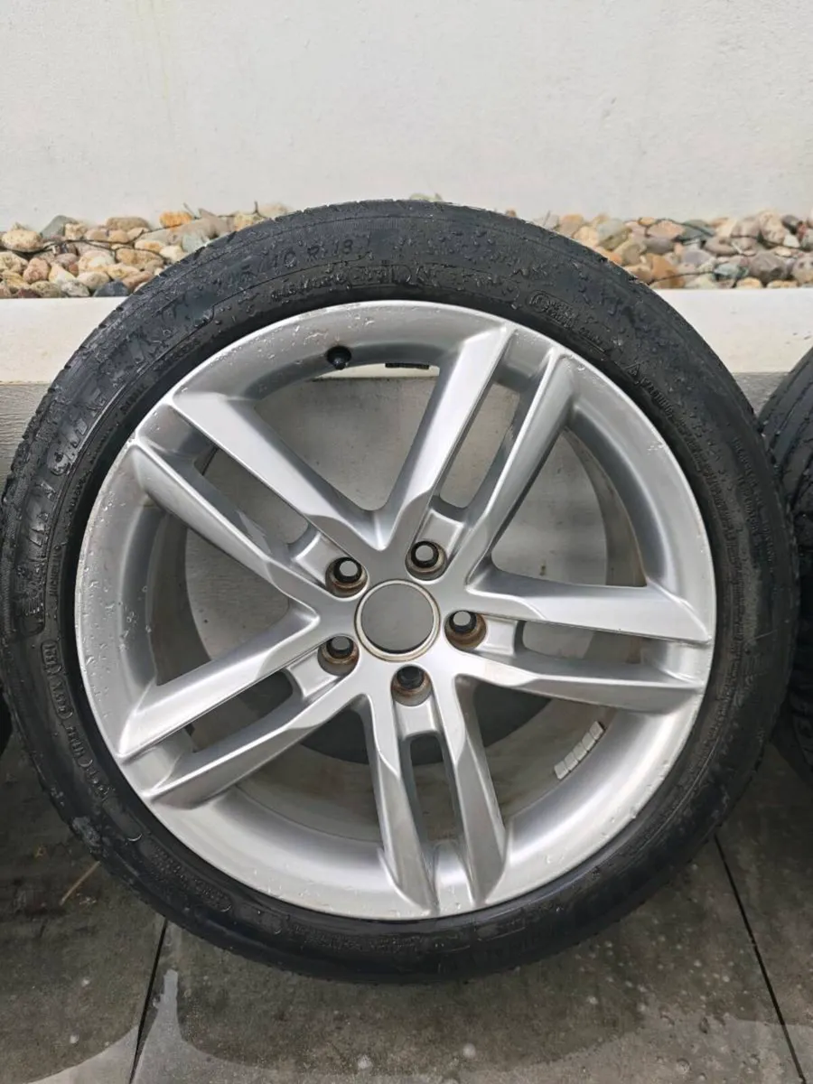 Audi A4 genuine 18 inch alloys - Image 4