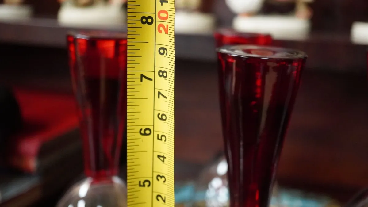 Vintage Artland Prescott Ruby Wine Glasses - Image 4