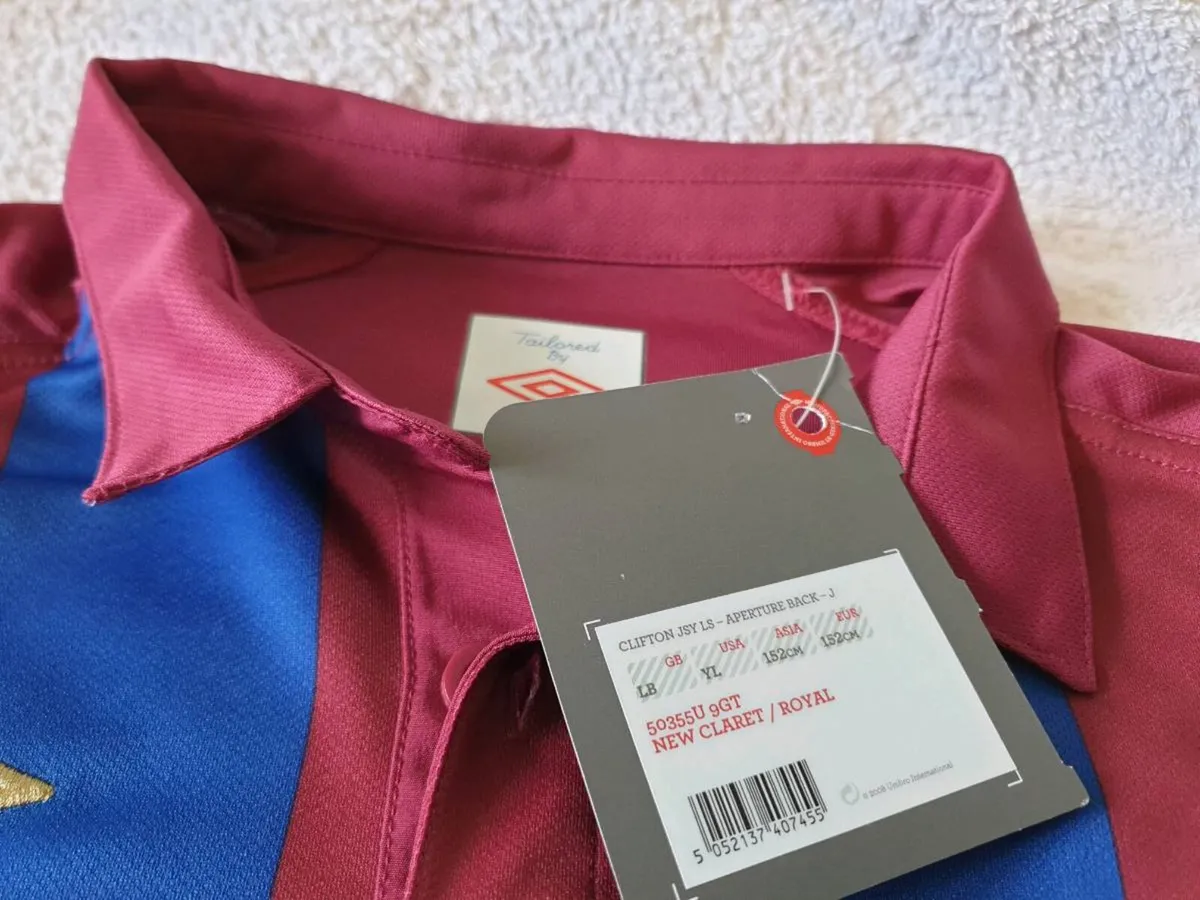 Umbro Clifton Long Sleeve Jersey 2012 Shirt Top - Image 4