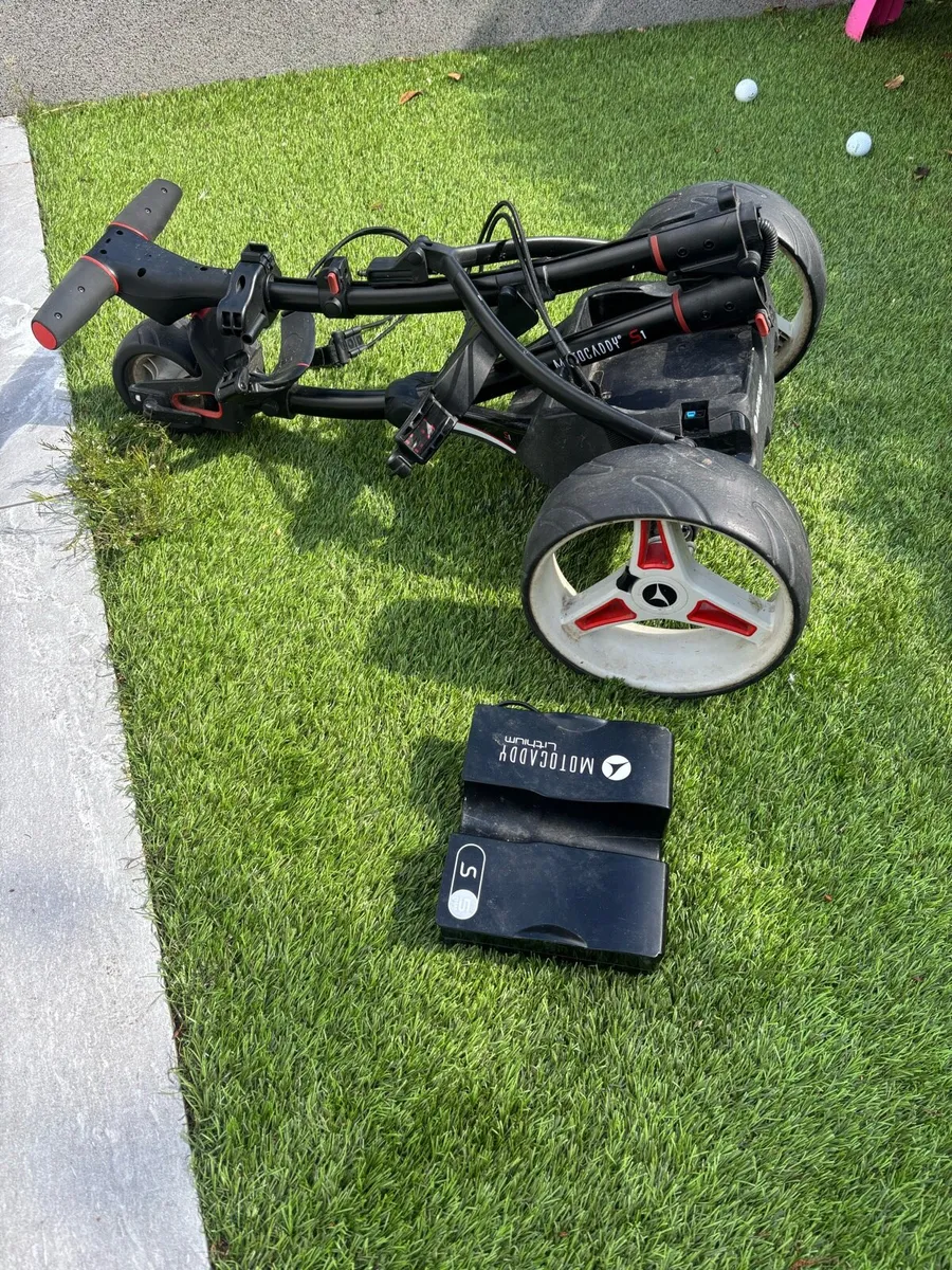 Motocaddy S1 Electric Golf Trolley (Lithium) - Image 1