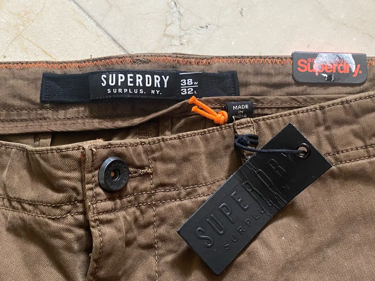 Superdry Cargo pants NEW size 38/32 - Image 2