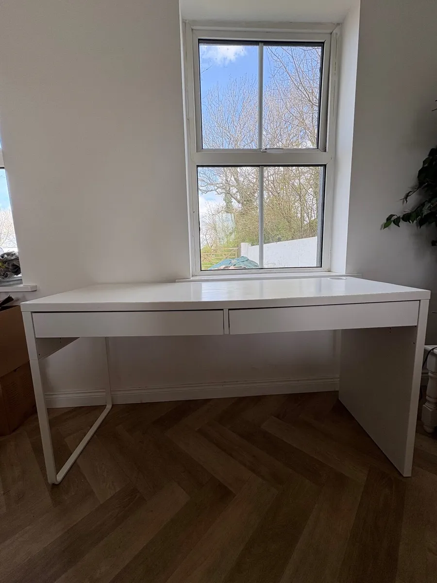 Ikea Micke white desk - Image 1