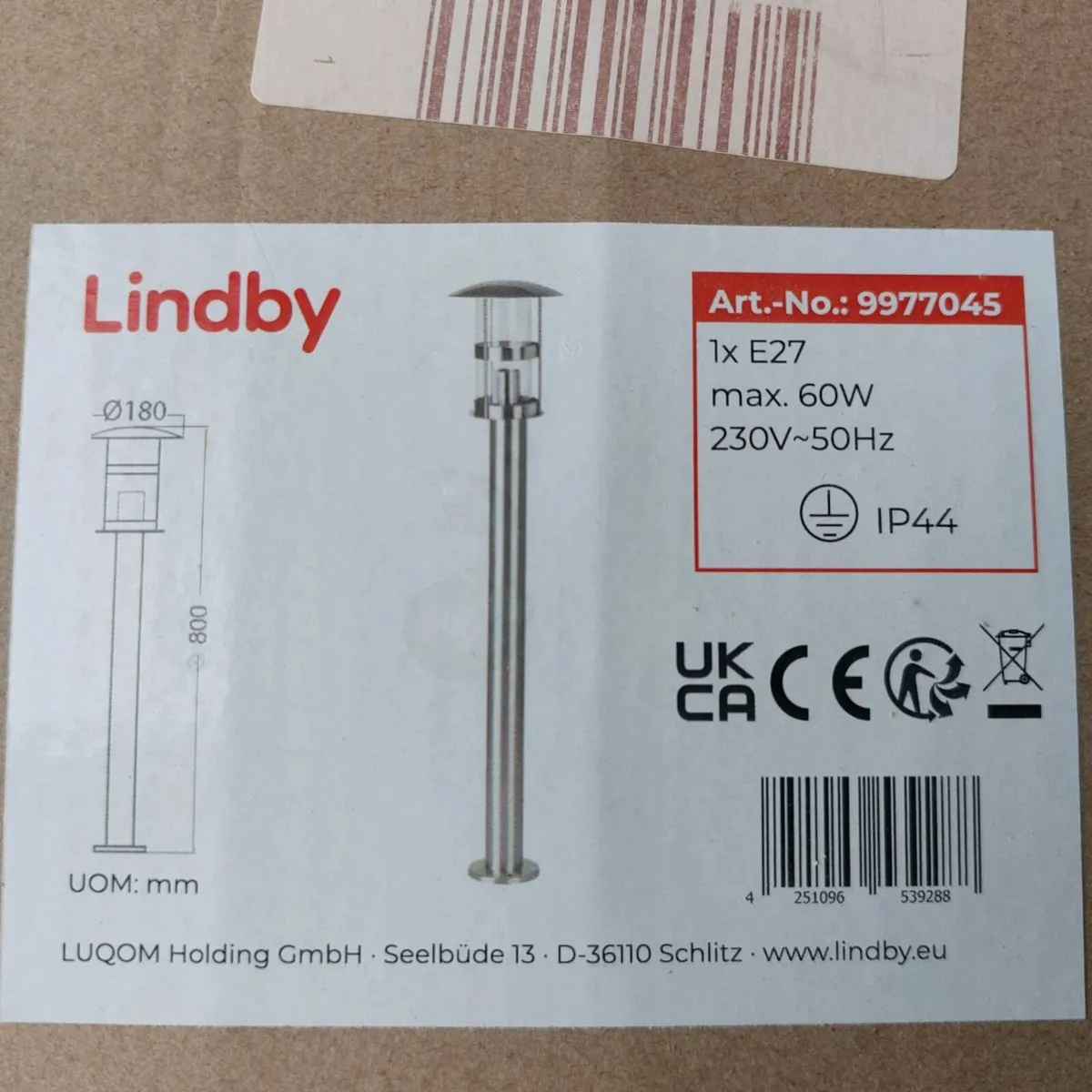 Stainless Steel Garden Post Lamps - Image 2