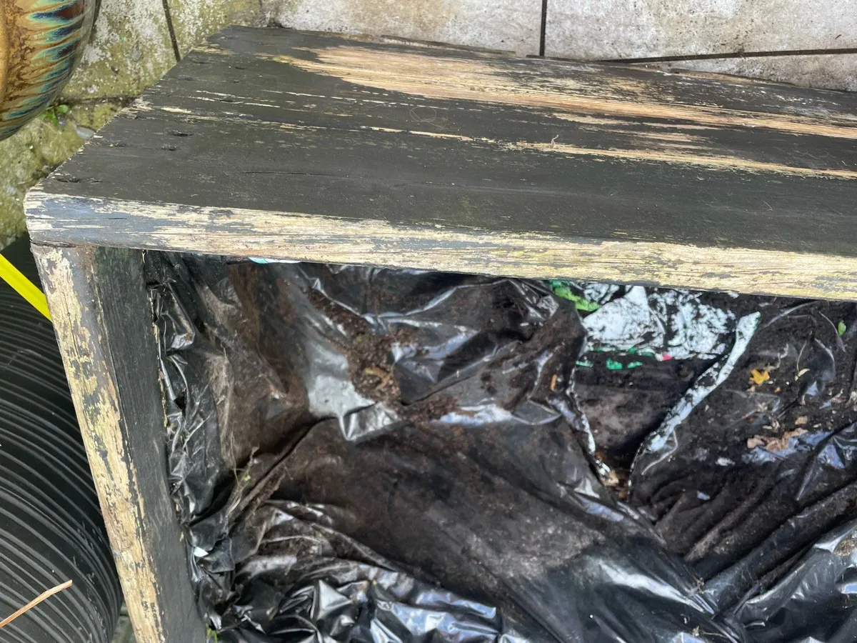 Outdoor planter large wooden - Image 3