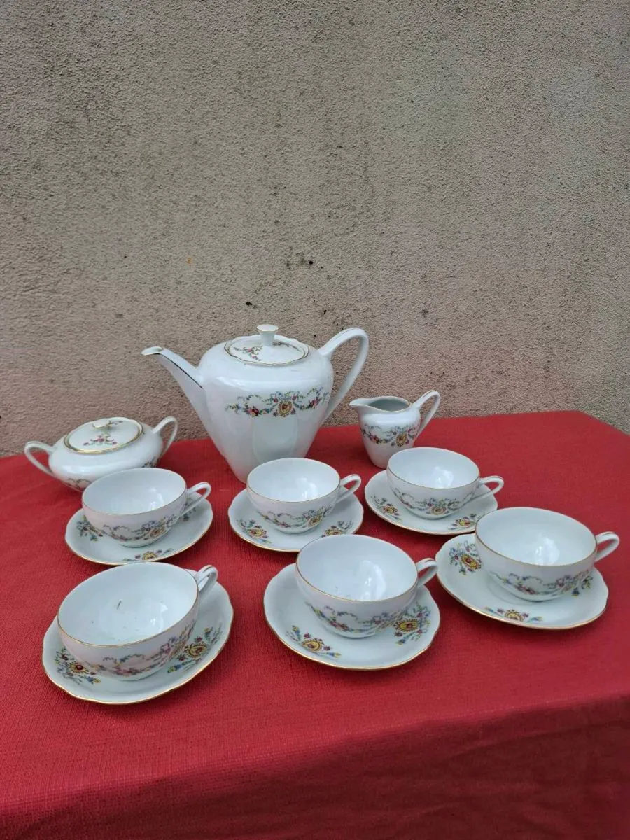 China floral tea service possible to post - Image 2