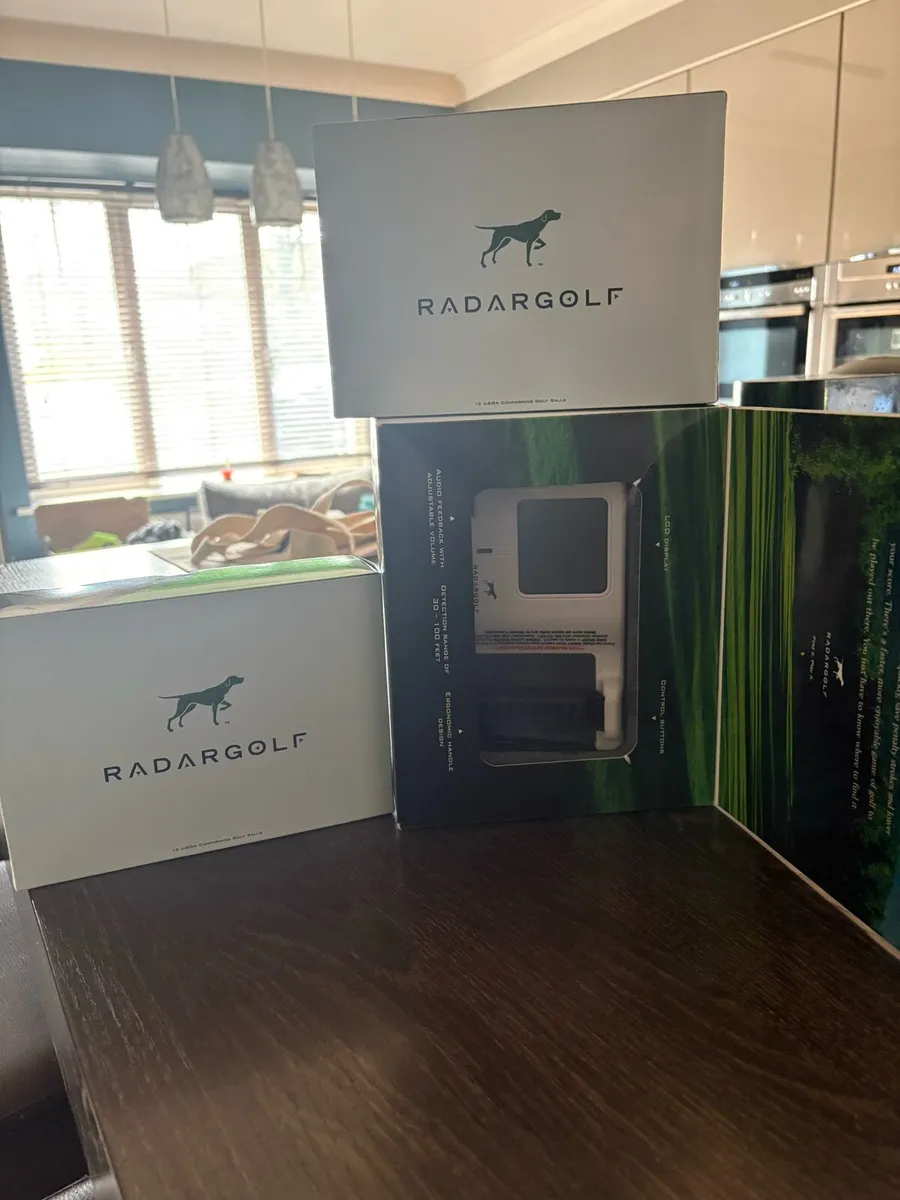 Radar golf ball tracking system with 36 balls - Image 1